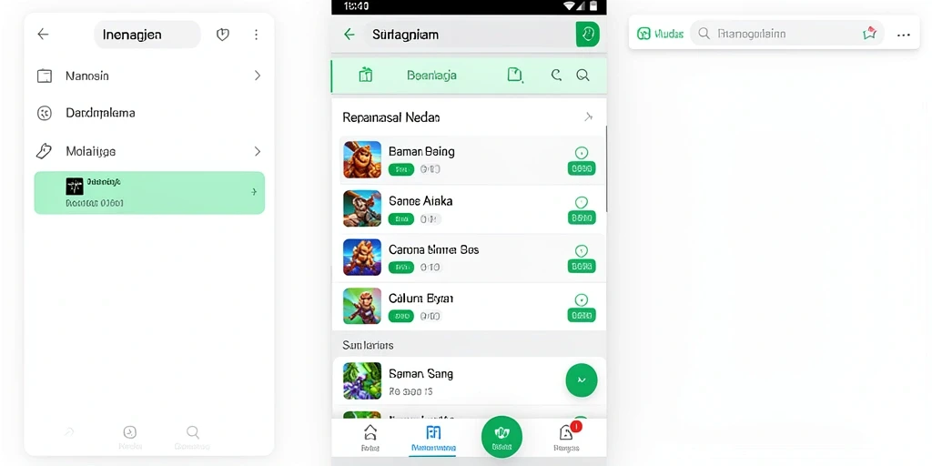 Tampilan antarmuka yang menarik dan user-friendly.