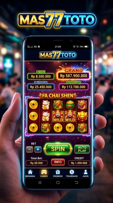 Galeri pratinjau visual mas77toto build APK resmi terbaru